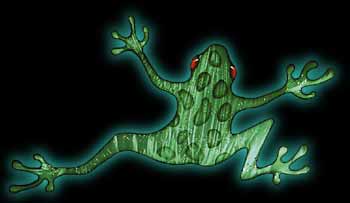 metal frog
