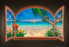Seascape Beach Painting