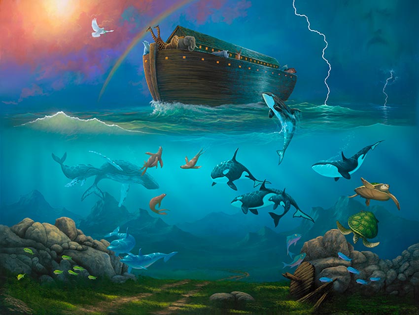 Noahs Ark Painting