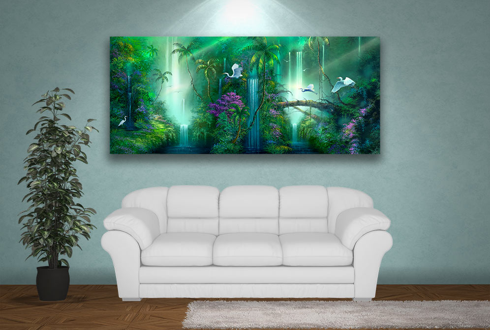 Fantasy Falls Waterfall Painting