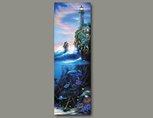 Guiding-Light lighthouse painting
