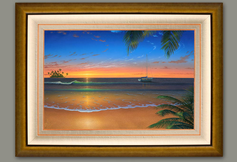 painting of Island Romance