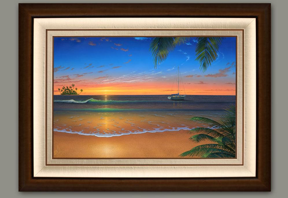 painting of Island Romance