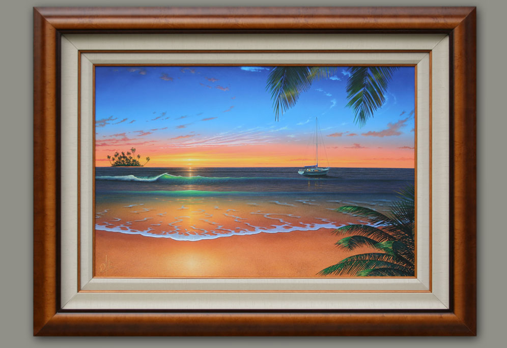 painting of Island Romance