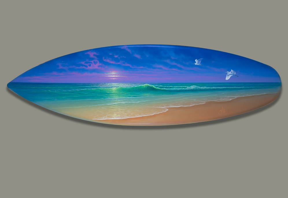 A Place in Paradise seascape beach painting