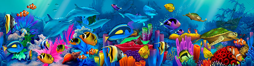 Dolphin Painting_Ocean of Color