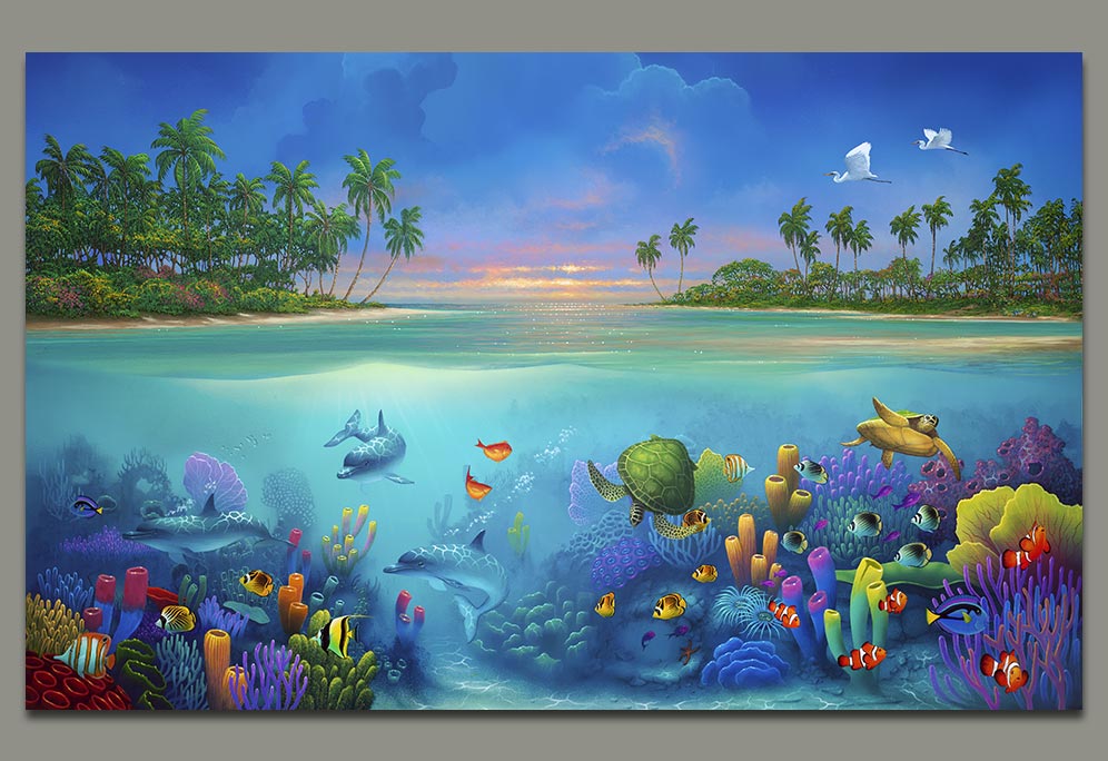 Seascape Beach Painting