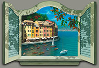 painting Portofino Italy